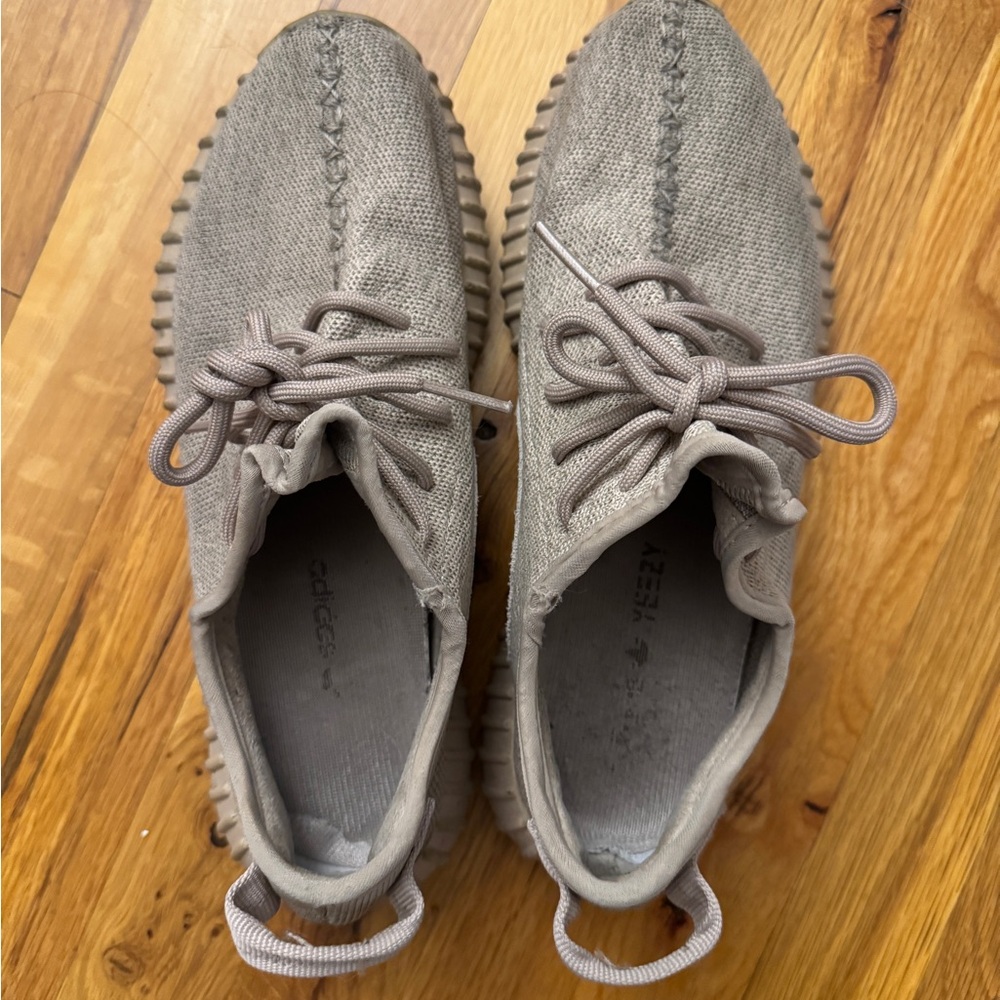 Yeezy Taupe Knit Sneakers